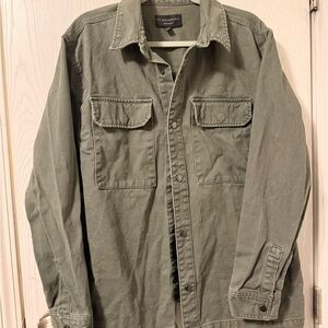 No Boundaries Olive Military Jacket